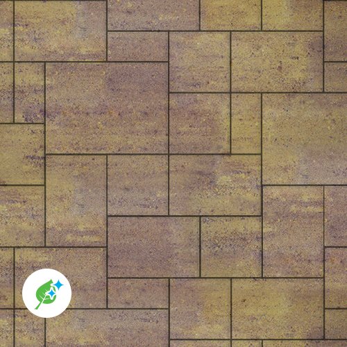 Тротуарная плитка Инсбрук Альпен, 60 мм, ColorMix Тахель, гладкая, вид 2 в Минске