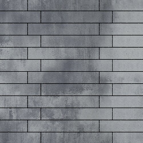 Тротуарная плитка Кроссбар Хэви Лонг, 100 мм, ColorMix Монохром, гладкая, вид 2 в Минске