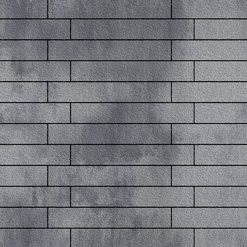 Тротуарная плитка Кроссбар Хэви Лонг, 100 мм, ColorMix Монохром, Native, вид 2 в Минске